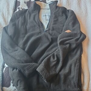 Orvis Men's Brown Sherpa Sweater